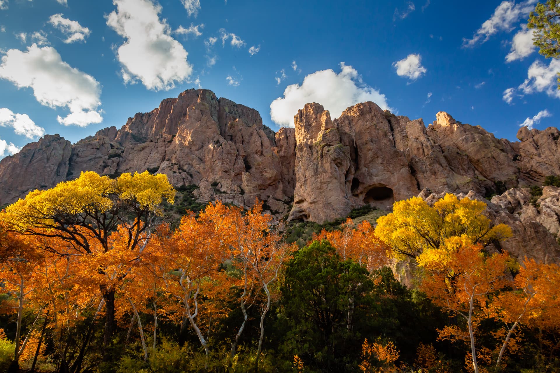 Cliffs above Cave Creek